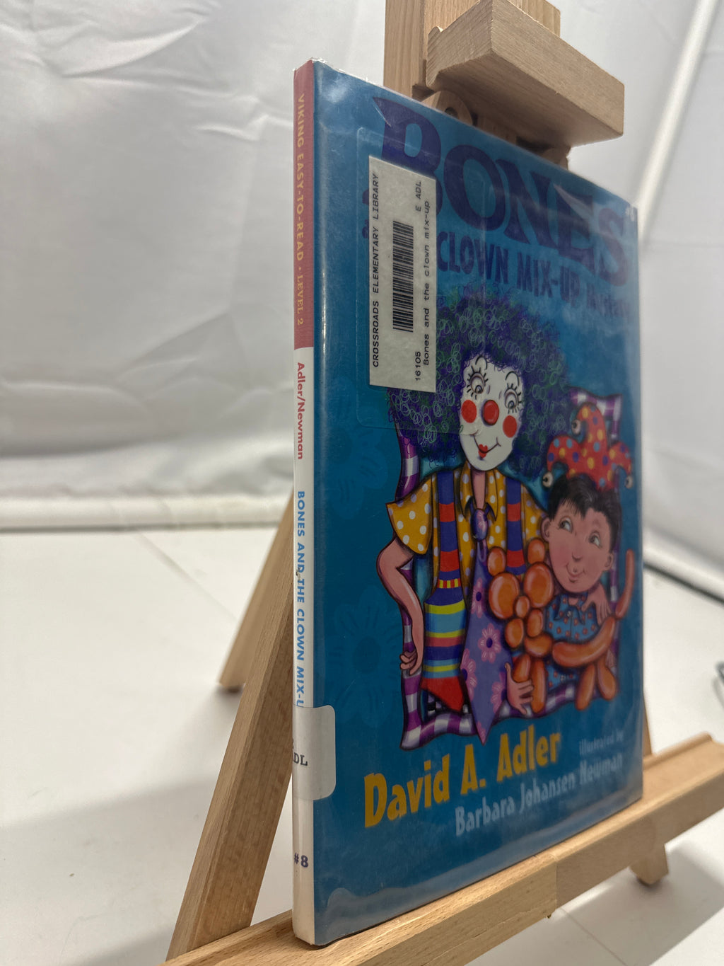 Bones and the Clown Mix-up Mystery by David A. Adler Hardcover