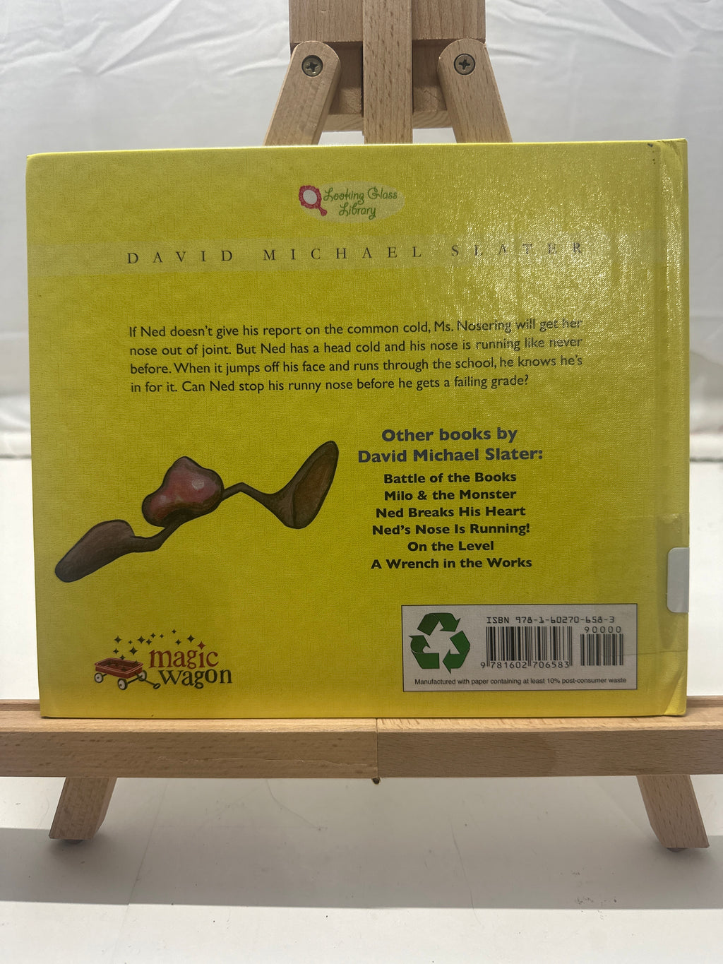 Ned's Nose is Running! by David Michael Slater Hardcover