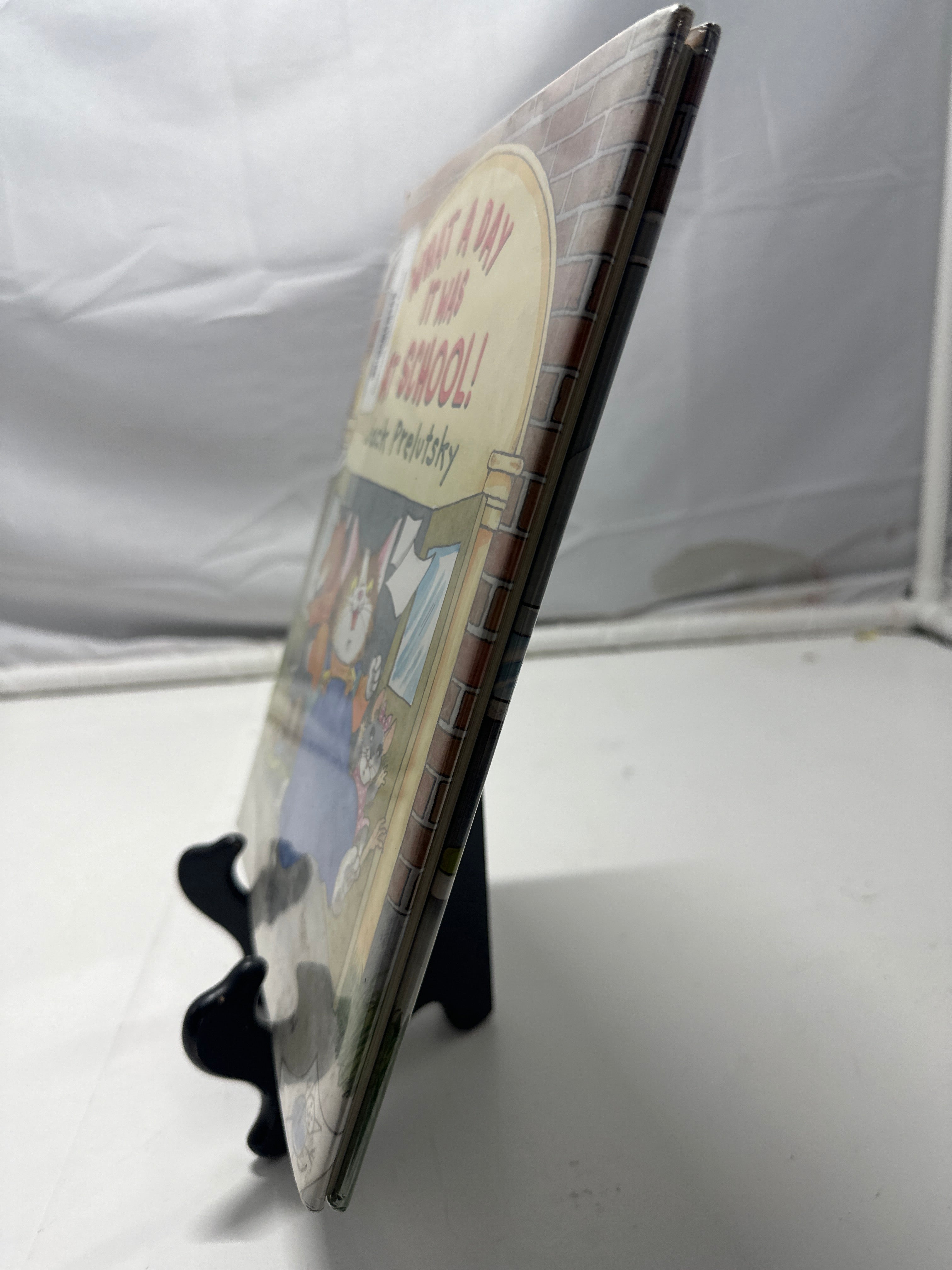 What a day it was at school! by Jack Prelutsky Hardcover Juvenile poetry.