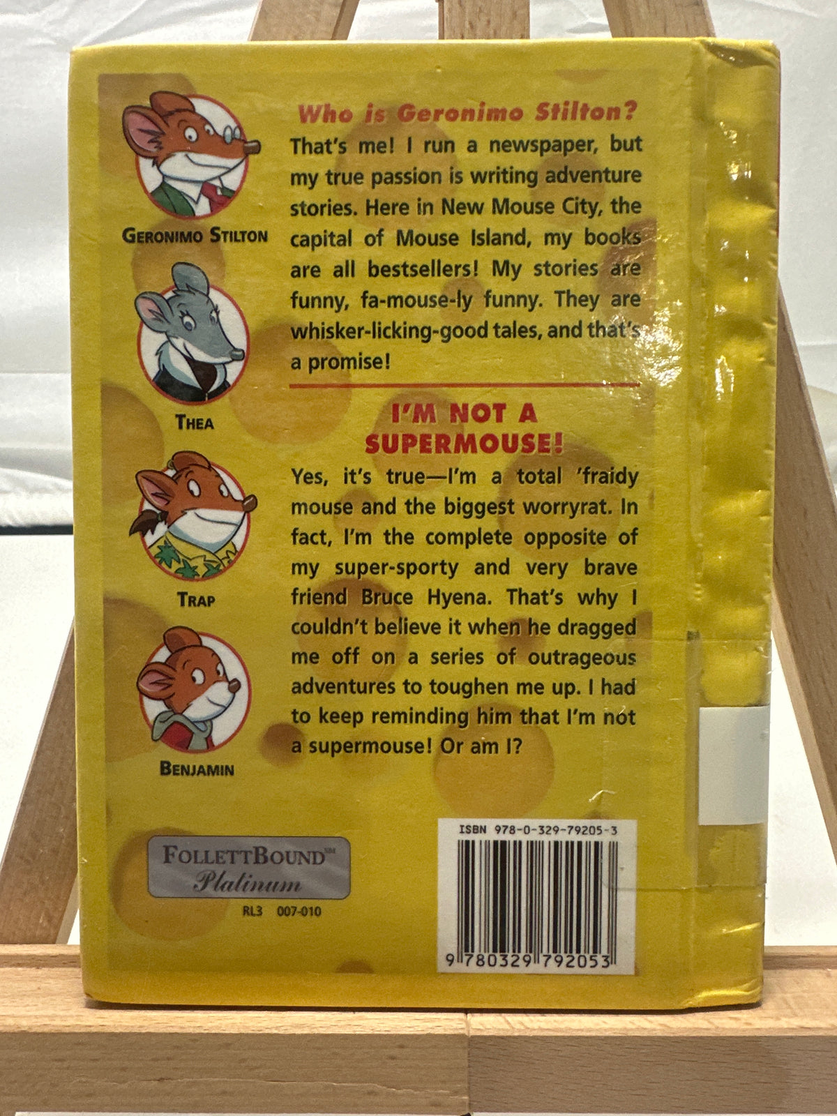 I'm Not a Supermouse by Geronimo Stilton Hardcover