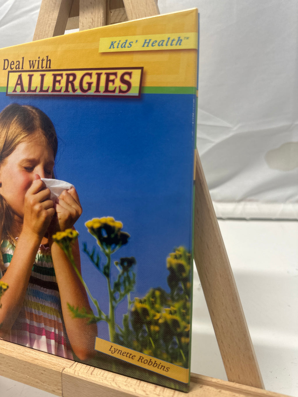 How to deal with allergies by Lynette Robbins Hardcover Children's Book