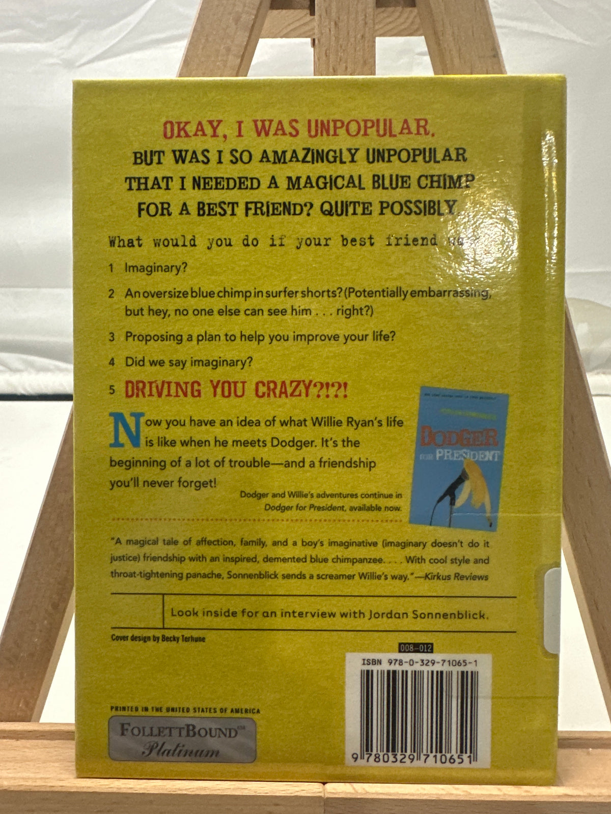 Dodger and Me [pbk] by Jordan Sonnenblick Hardcover