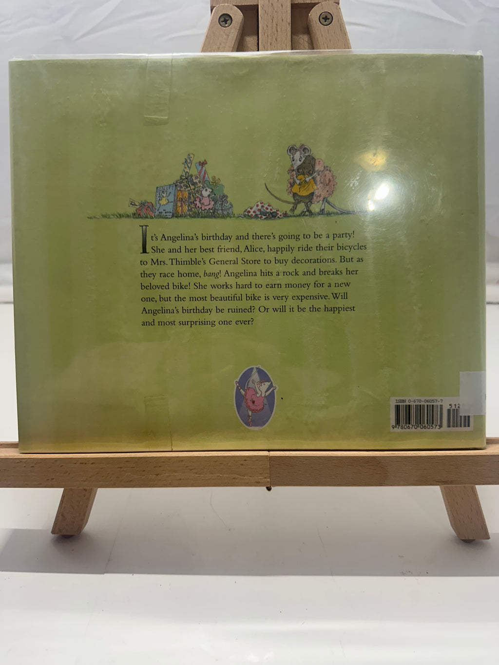 Angelina's Birthday by Katharine Holabird Hardcover