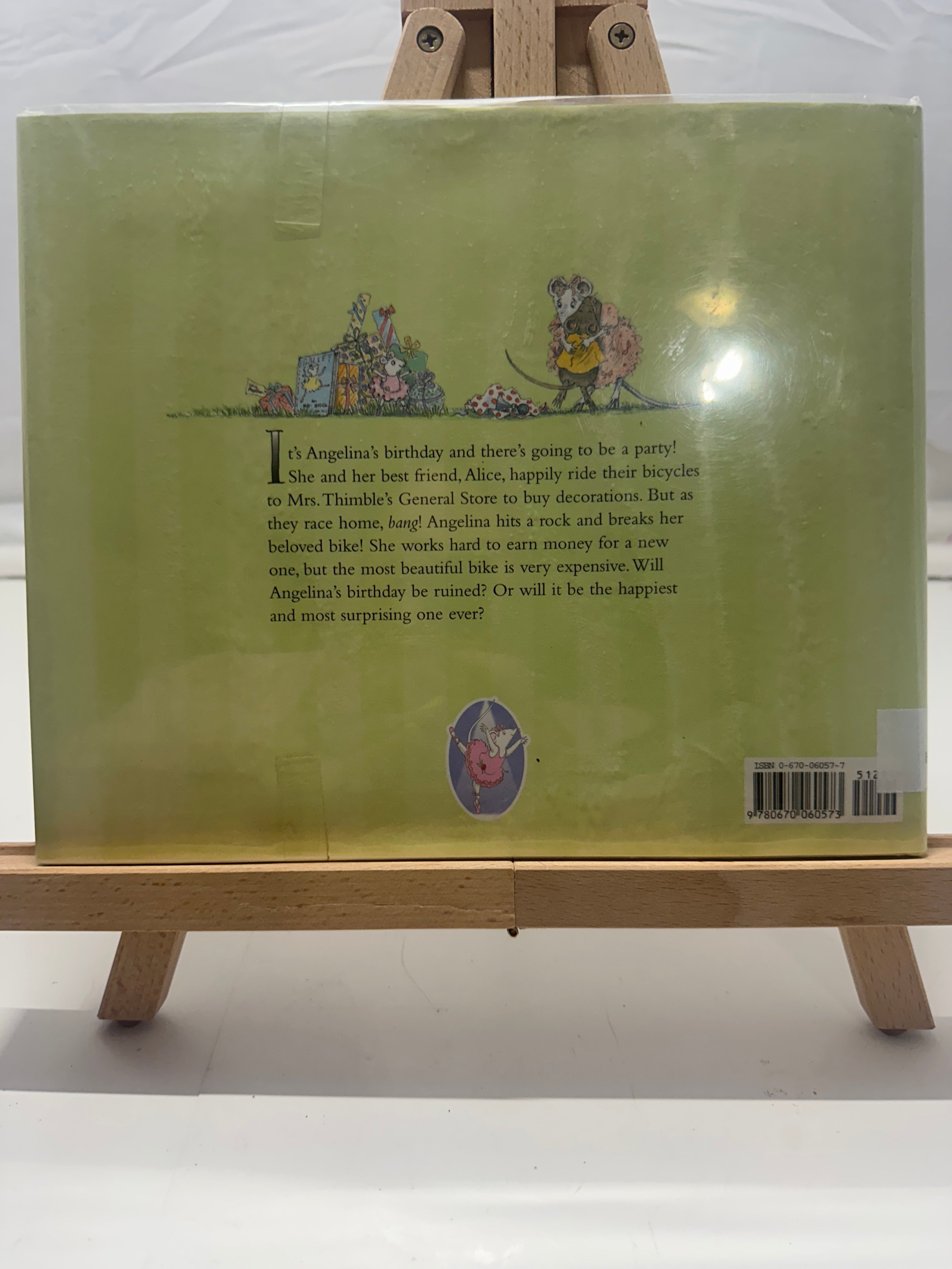 Angelina's Birthday by Katharine Holabird Hardcover