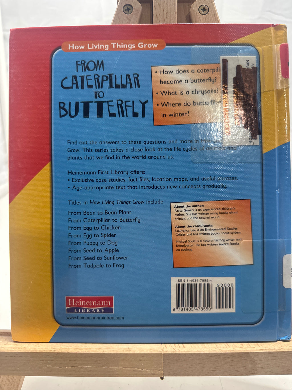From Caterpillar to Butterfly by Anita Ganeri Hardcover