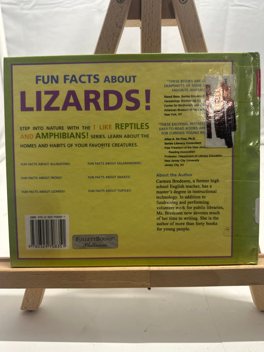 Fun Facts about Lizards!. by Carmen Bredeson Hardcover