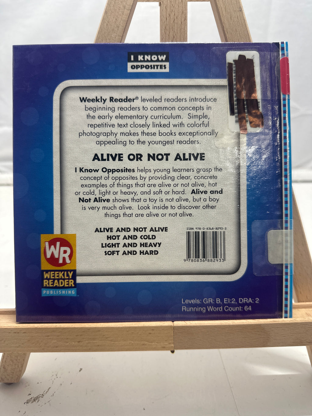 Alive and Not Alive (I Know Opposites) by Gini Holland Hardcover