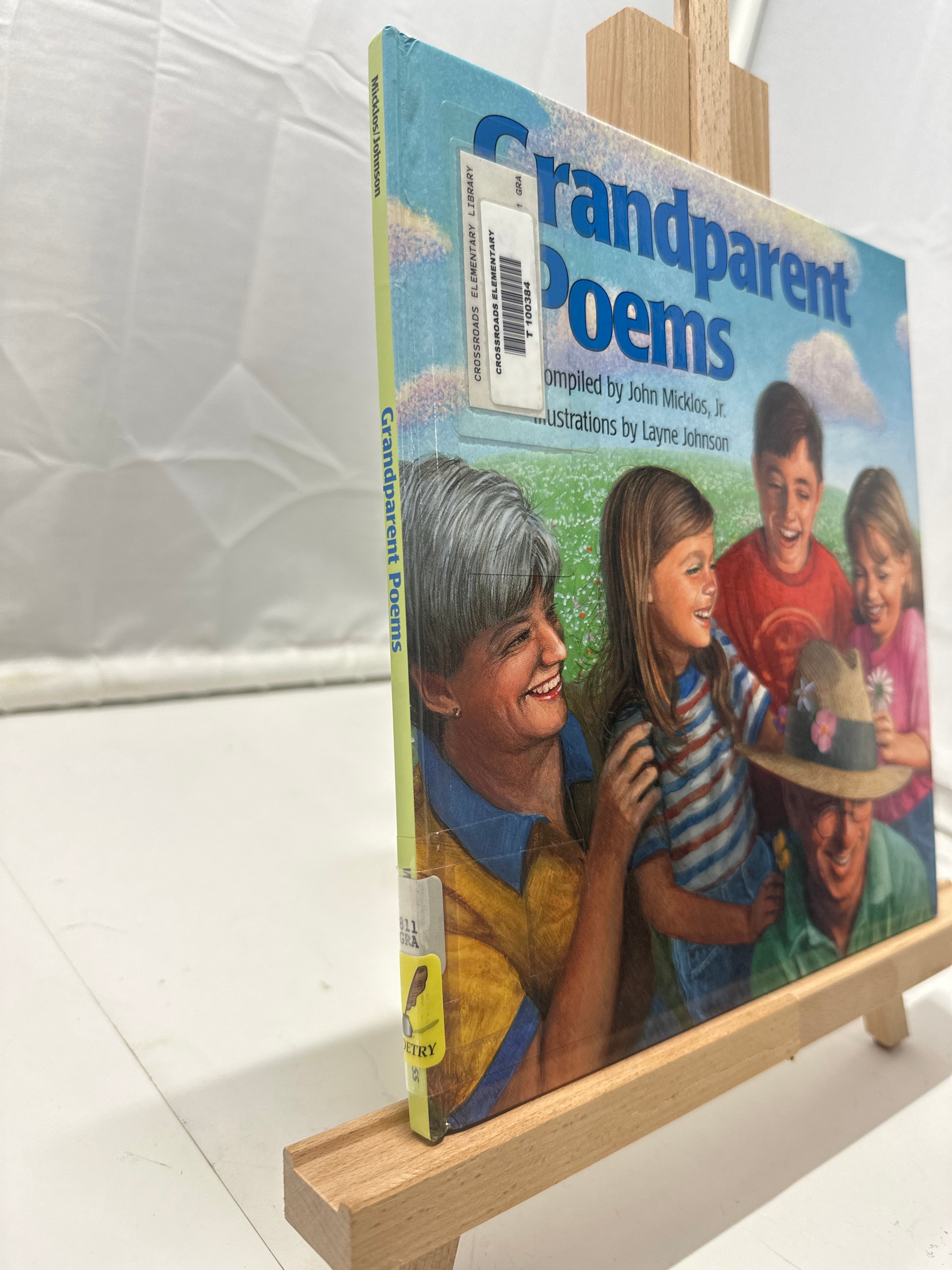 Grandparent poems by John Micklos Jr. Hardcover Juvenile poetry.