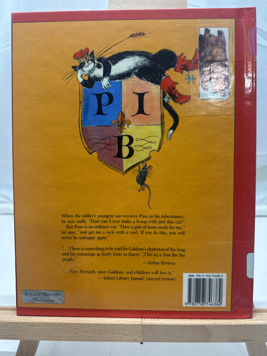 Puss in Boots by Paul Galdone Hardcover