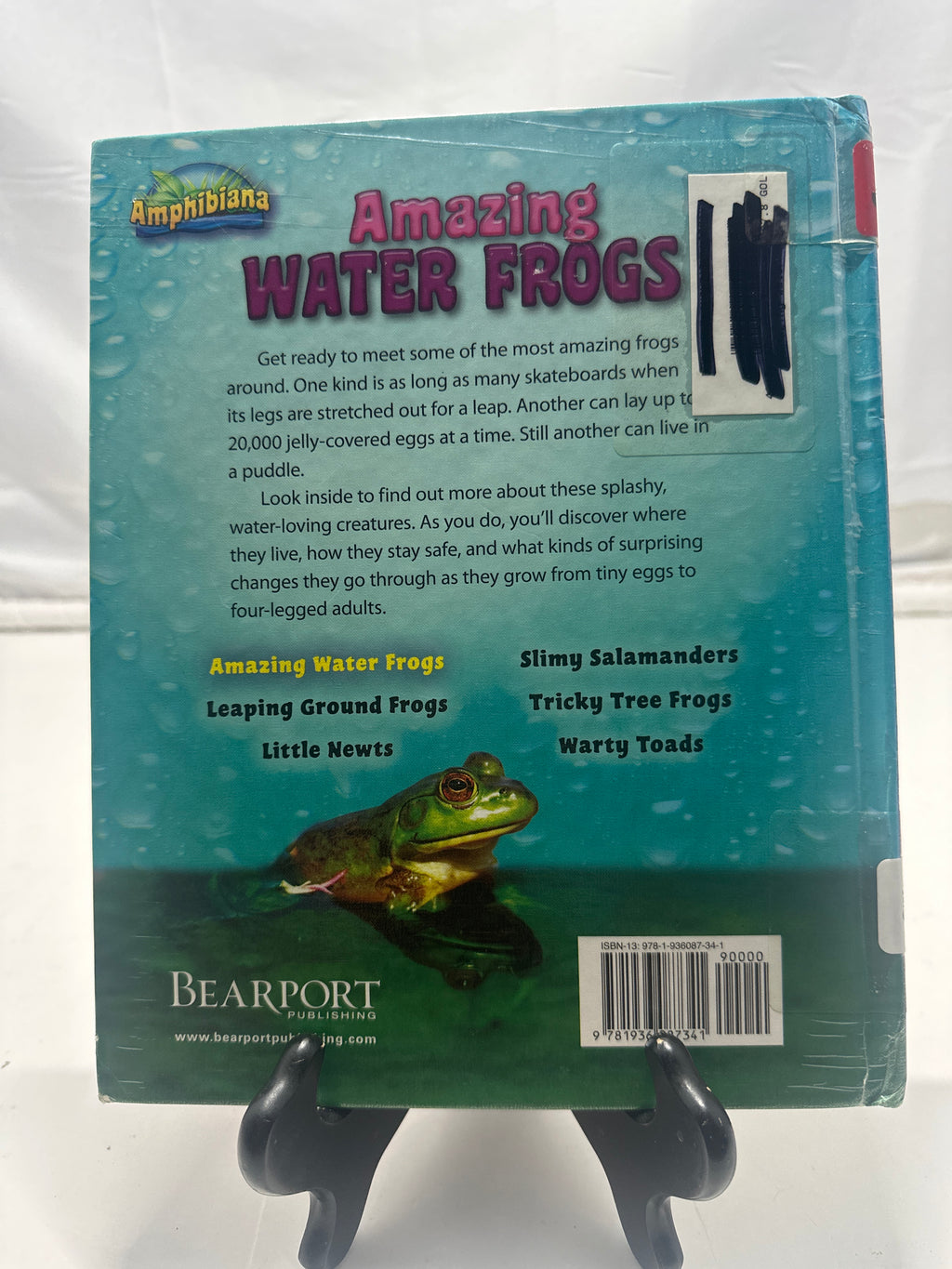 Amazing water frogs by Meish Goldish Hardcover Children's Book