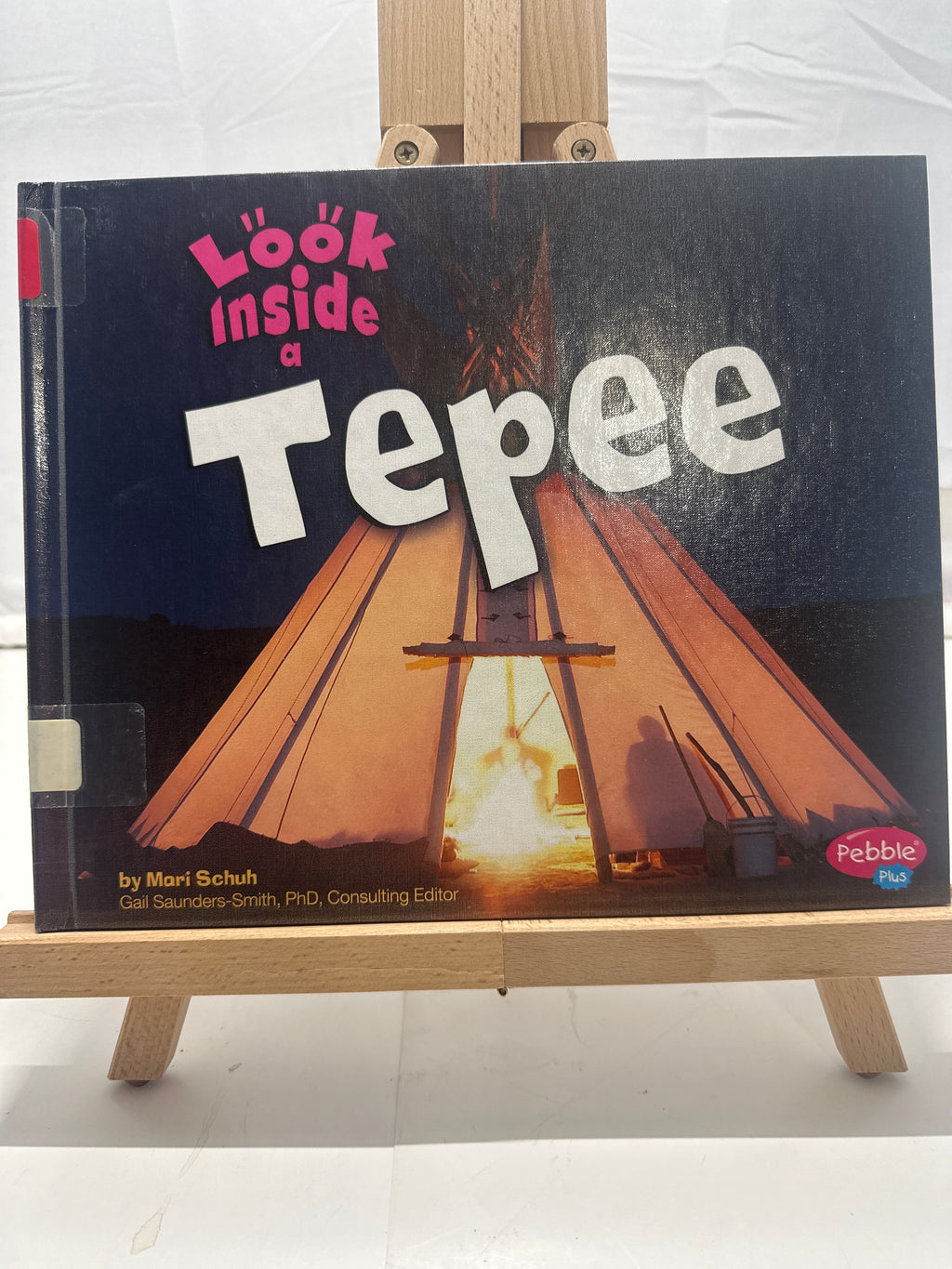 Look Inside a Tepee by Mari C. Schuh Hardcover