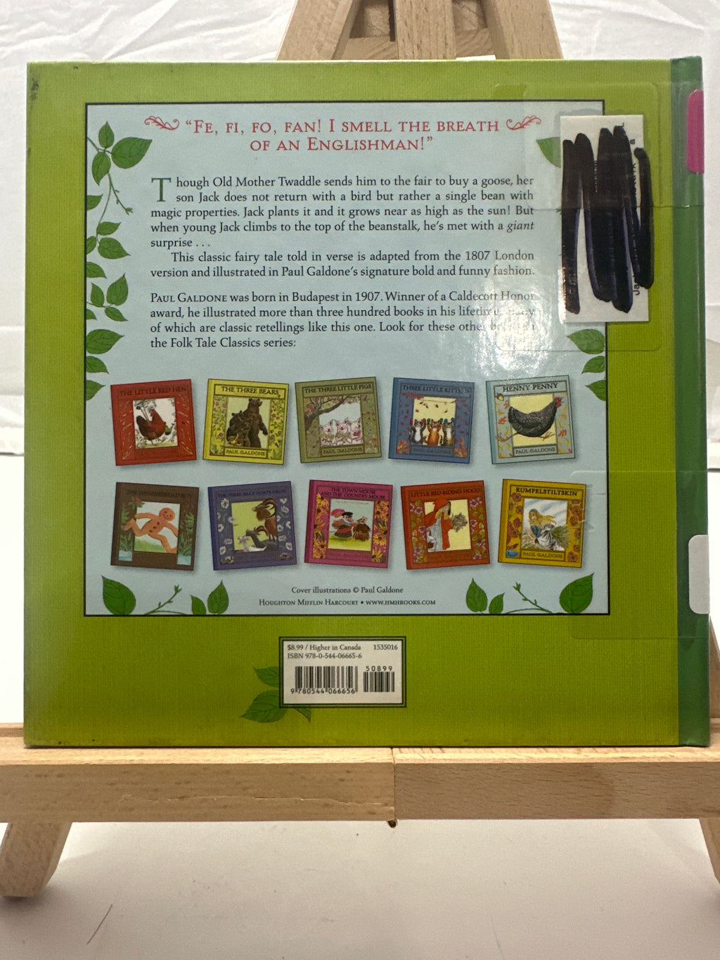 Jack and the Beanstalk by Paul Galdone Hardcover