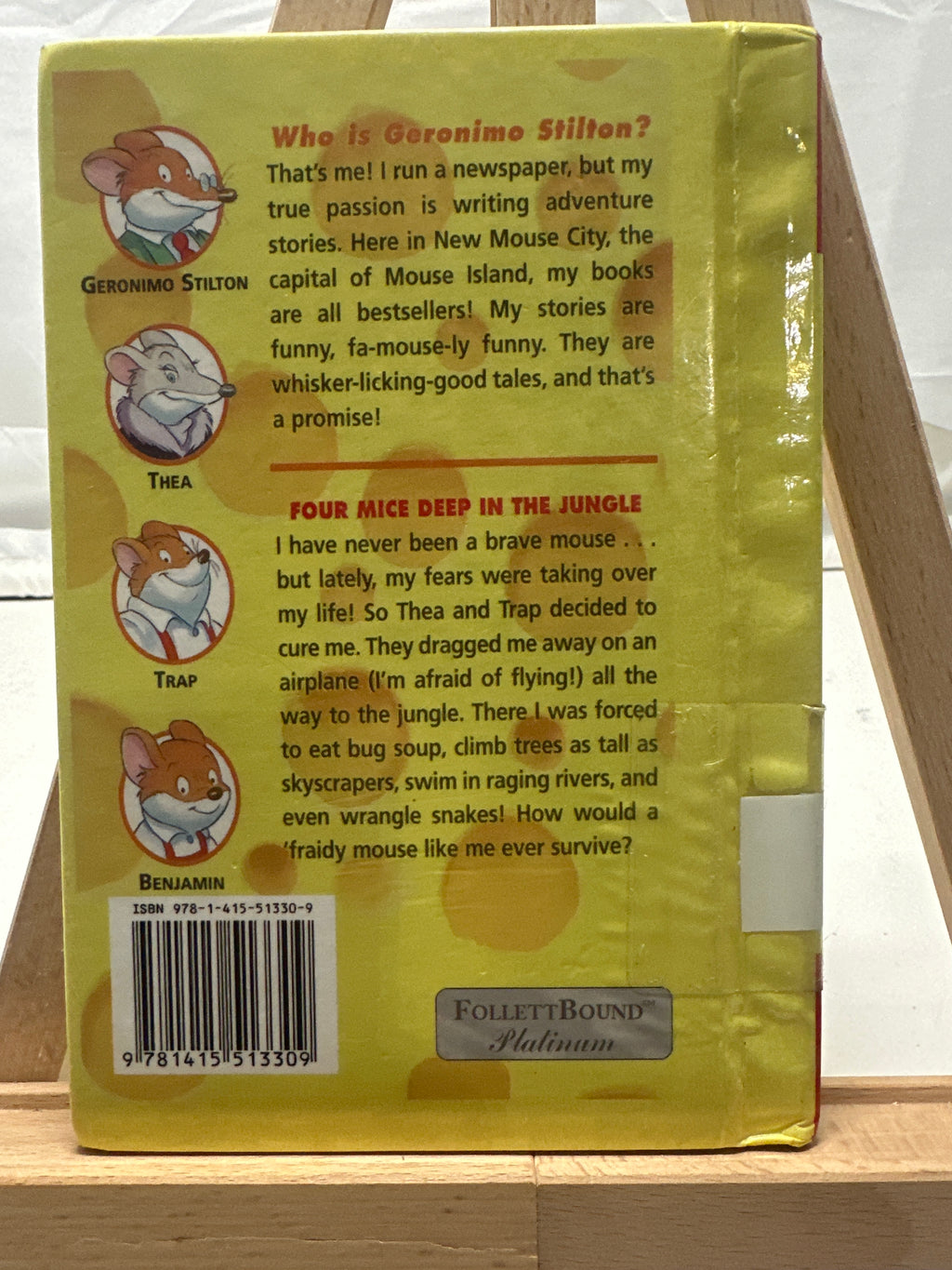 Four Mice Deep in the Jungle by Scholastic Inc Hardcover