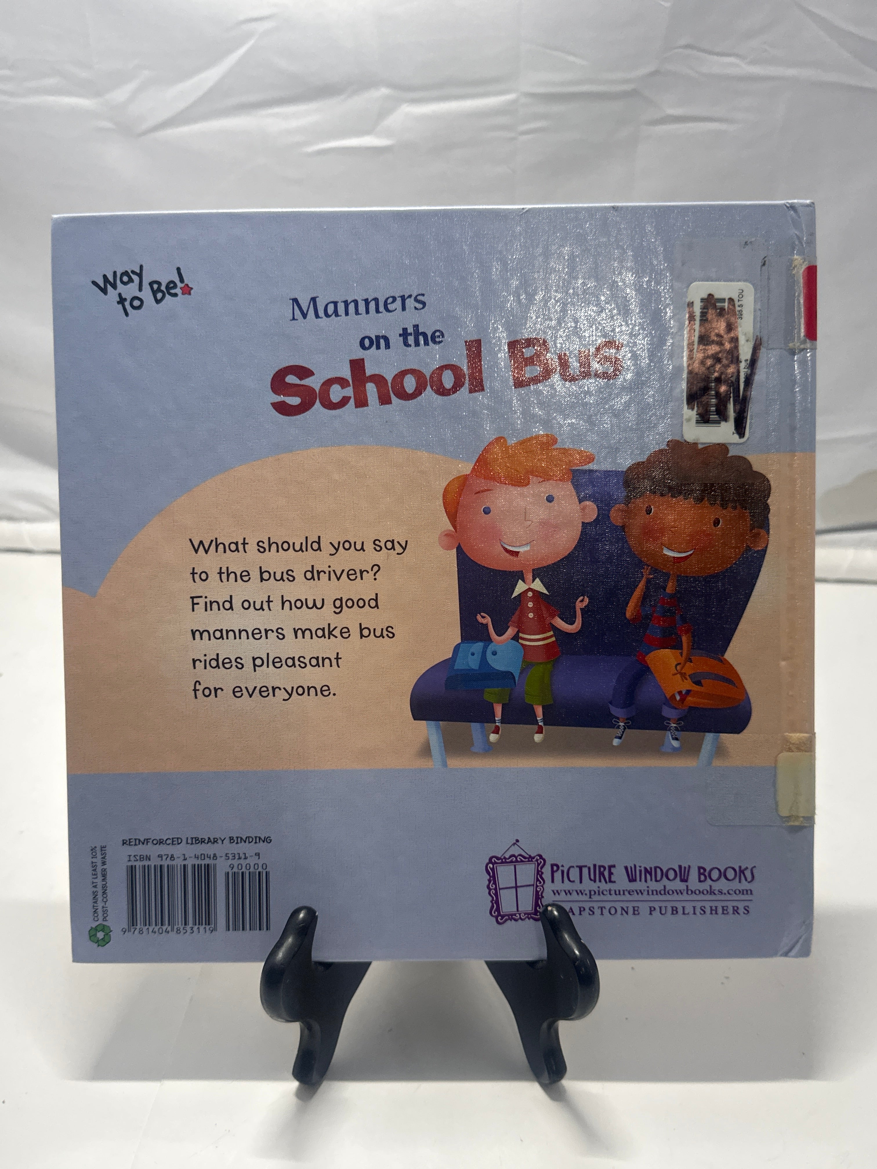 Manners on the school bus by Amanda Doering Tourville Hardcover Children's Book