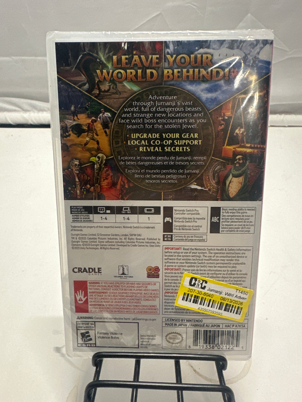 Jumanji Wild Adventures Nintendo Switch product photo 4