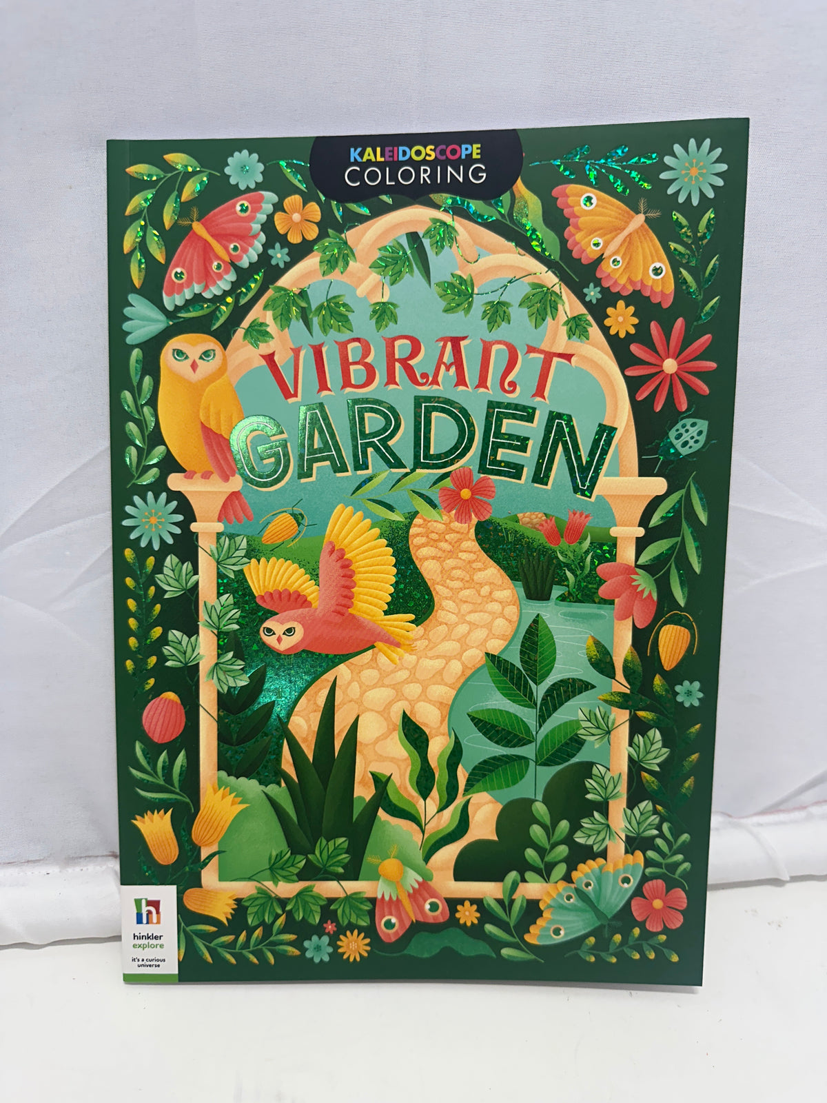 Kaleidoscope Coloring Vibrant Garden book - front