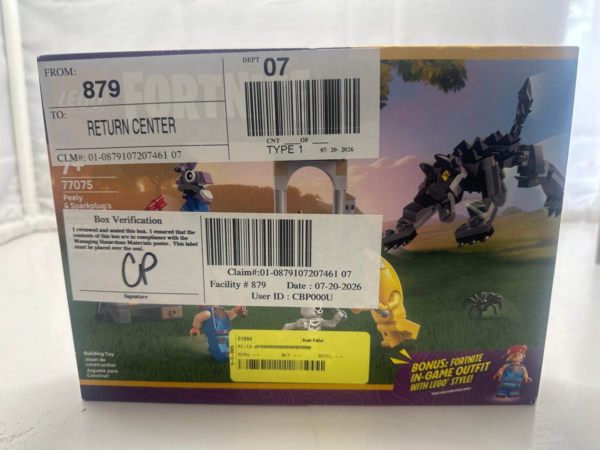 LEGO Fortnite Peely and Sparkplugs Camp 77075 building set