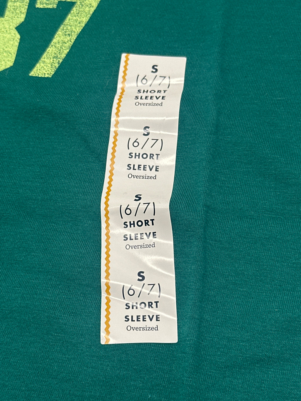 Cat & Jack Tokyo Graphic T Shirt Deep Green Size S product photo 2