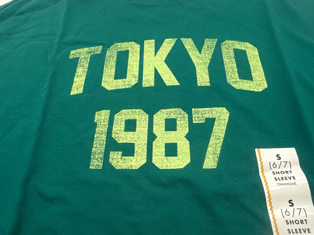 Cat & Jack Tokyo Graphic T Shirt Deep Green Size S product photo 3