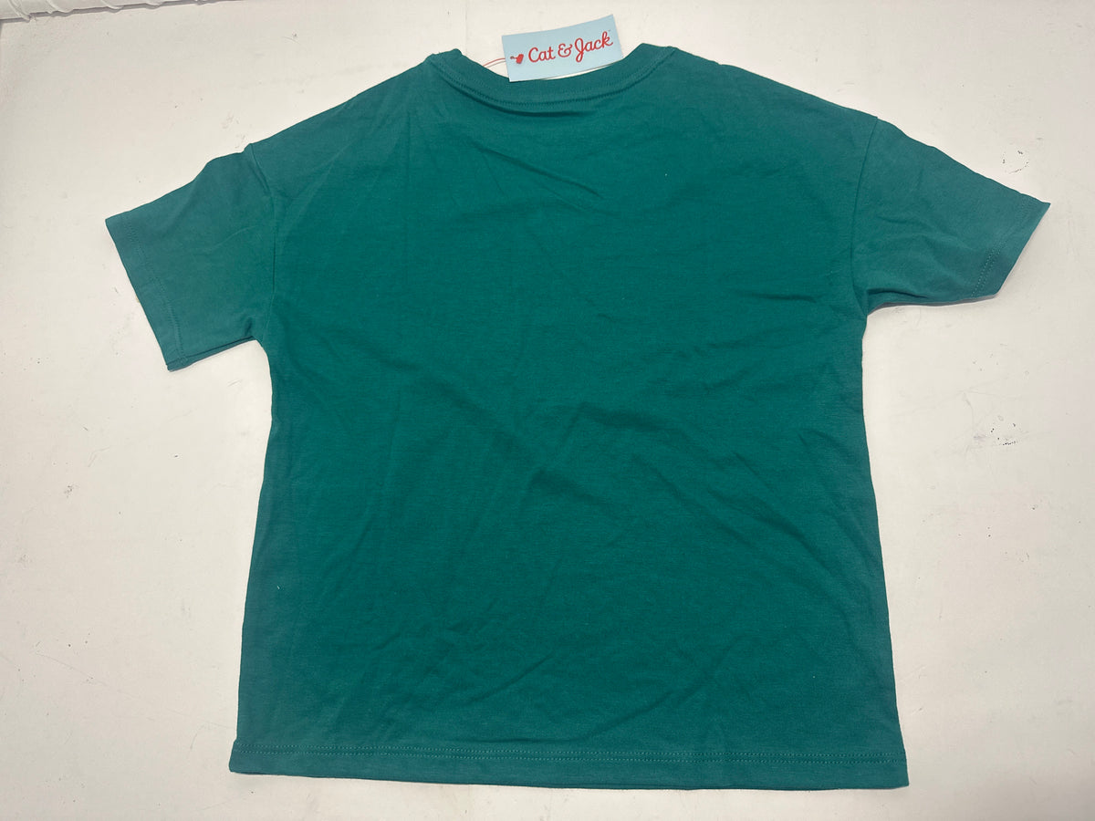 Cat & Jack Tokyo Graphic T Shirt Deep Green Size XS product photo 3