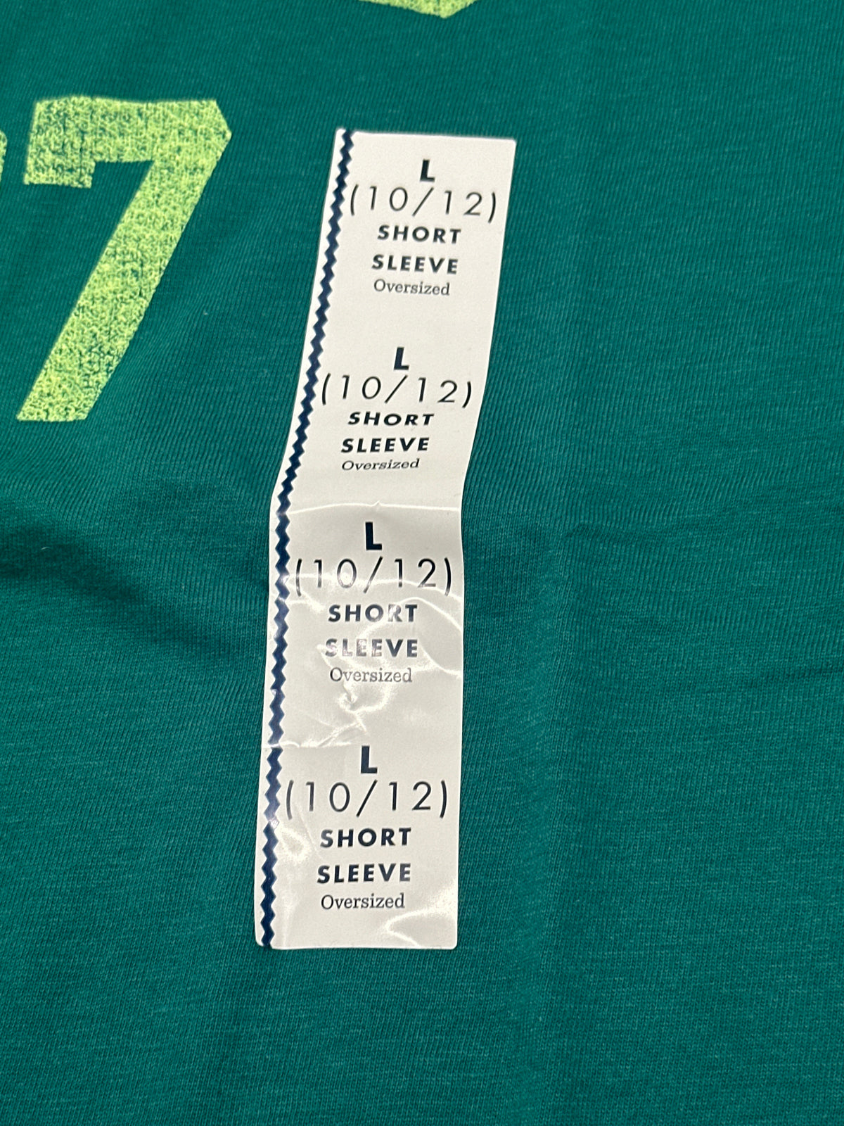 Cat & Jack Tokyo Graphic T Shirt Deep Green Size L product photo 2