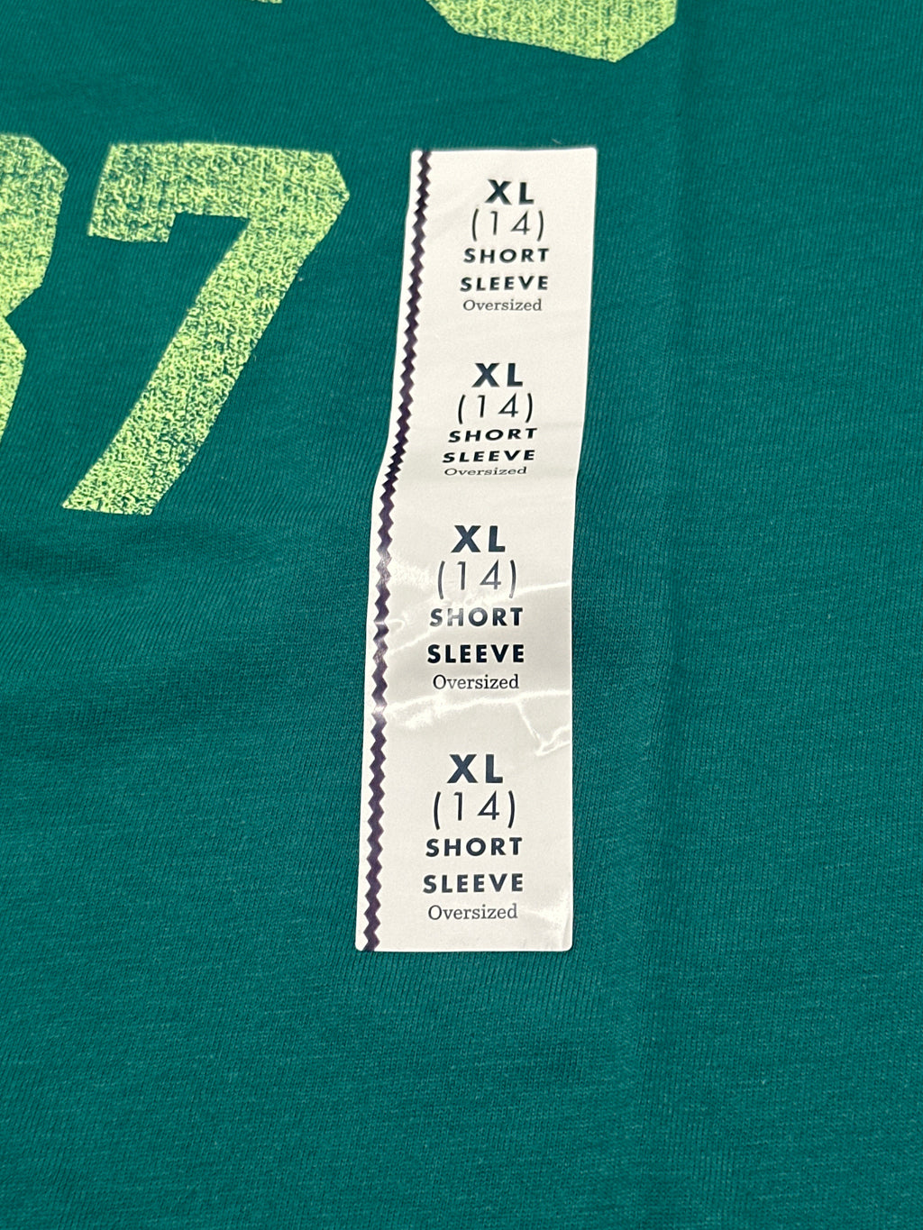 Cat & Jack Tokyo Graphic T Shirt Deep Green Size XL product photo 2