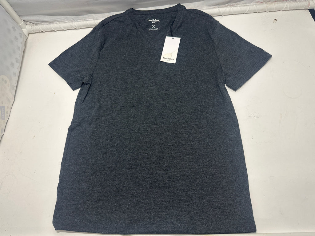 Goodfellow & Co Railroad Gray V Neck T Shirt Size S product photo 1