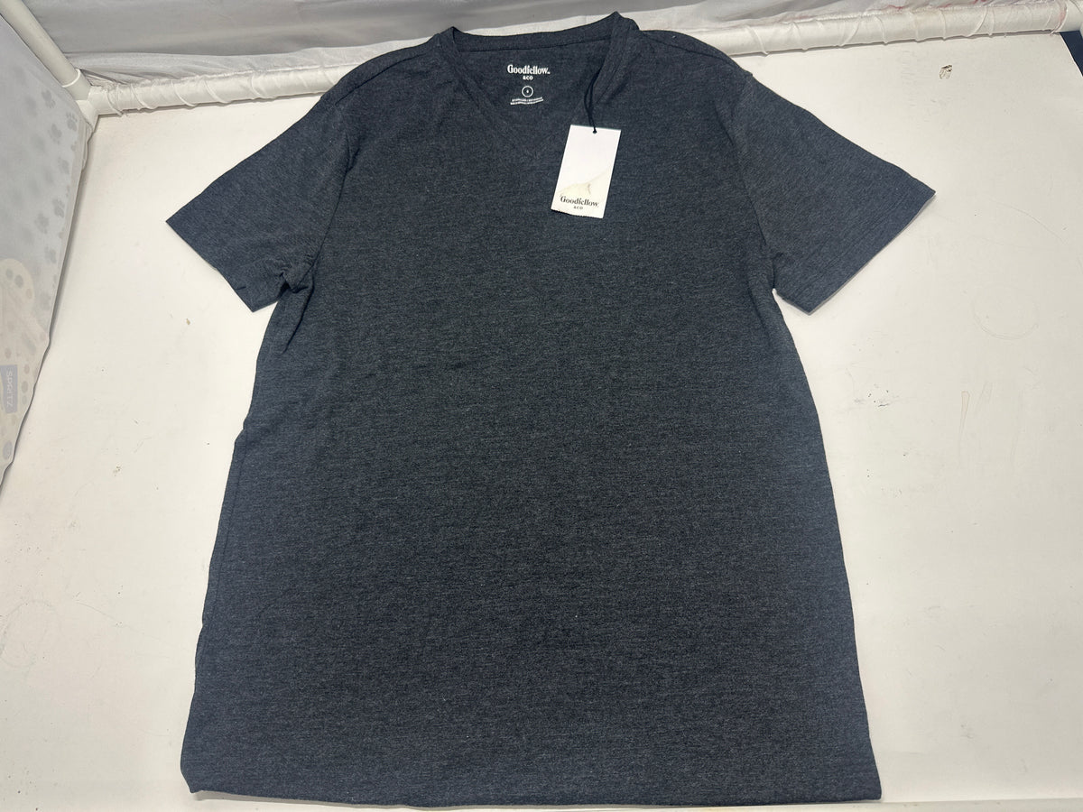 Goodfellow & Co Railroad Gray V Neck T Shirt Size S product photo 1
