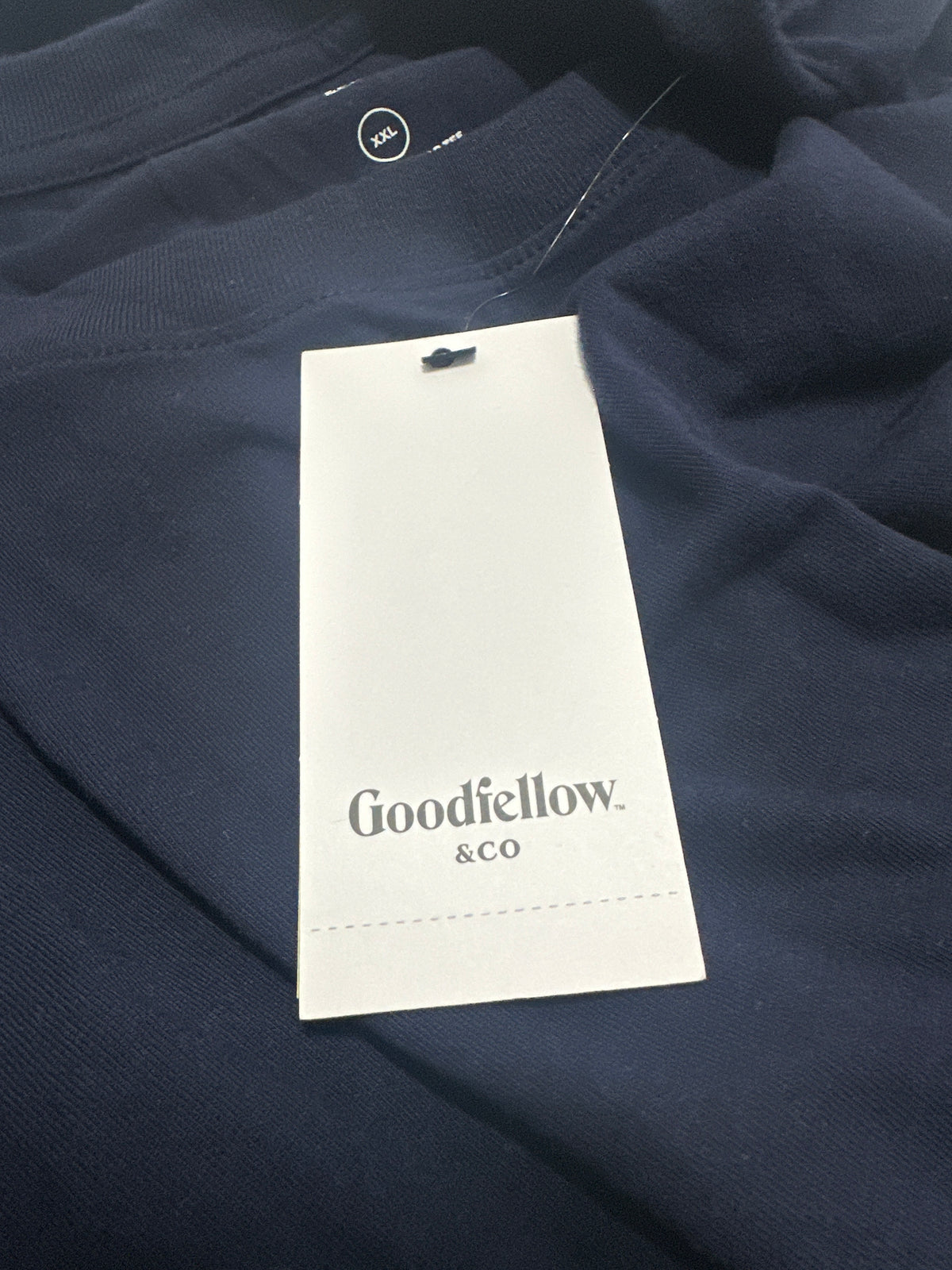 Goodfellow & Co Navy Crew Neck T Shirt Size XXL product photo 4