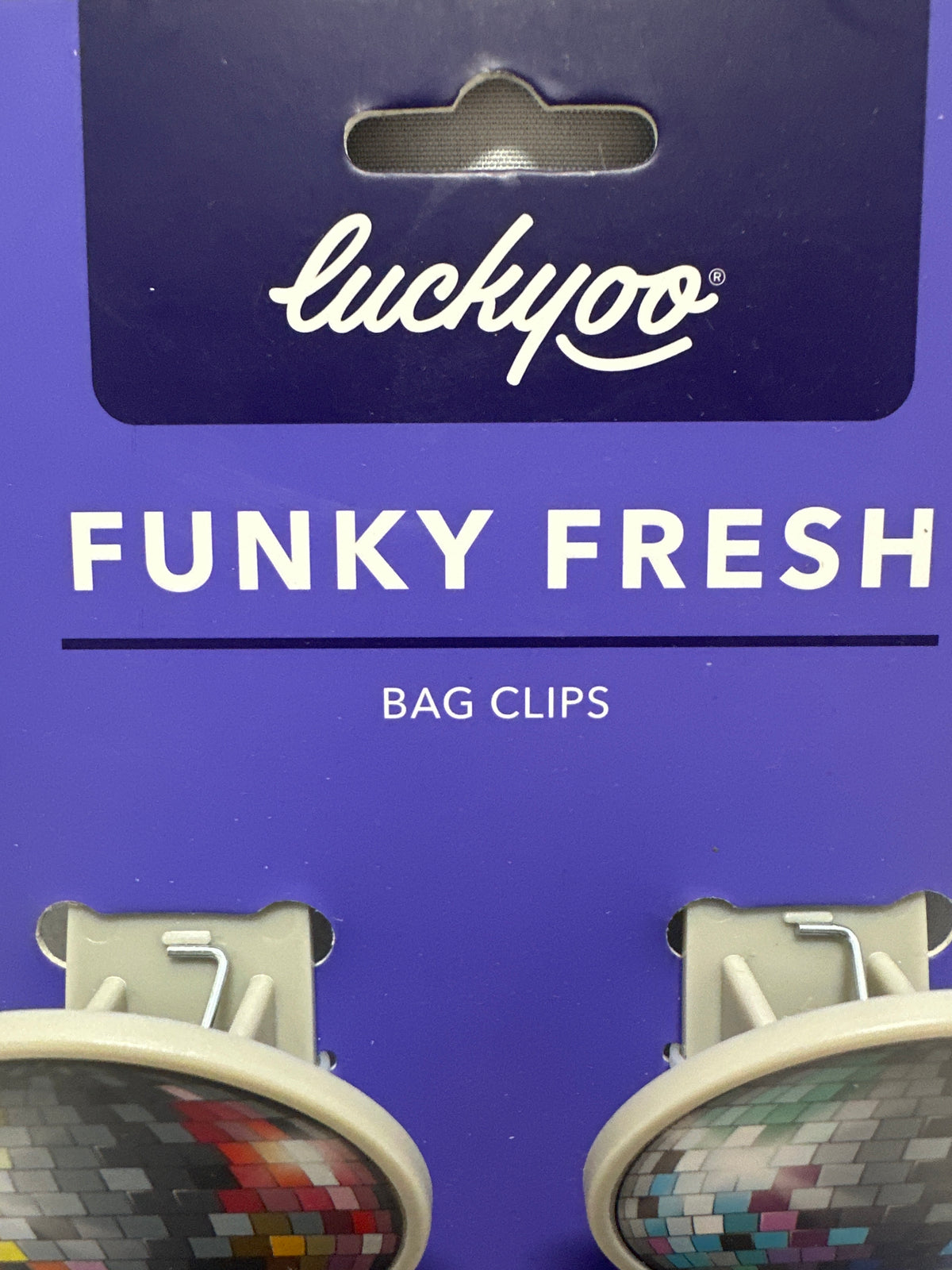 Luckyoo Funky Fresh disco ball bag clips - view 2