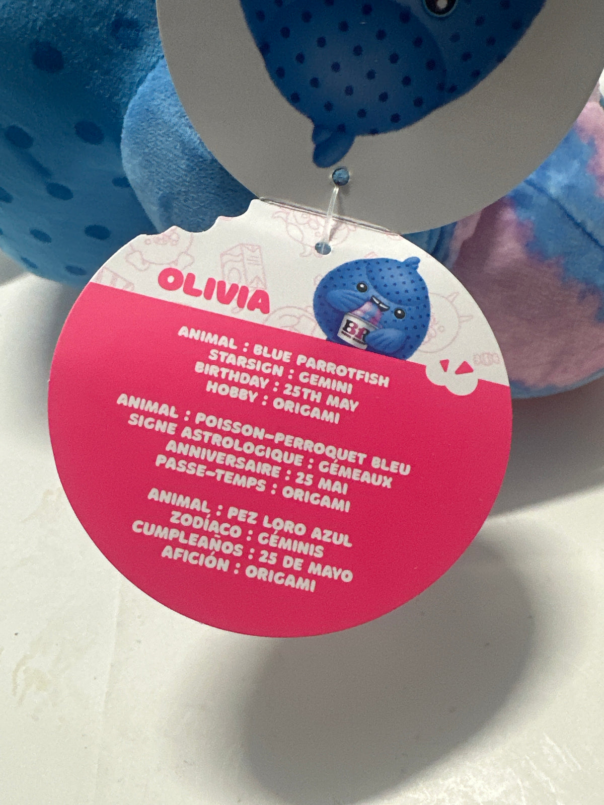 ZURU Snackles Olivia blue parrotfish product photo 5