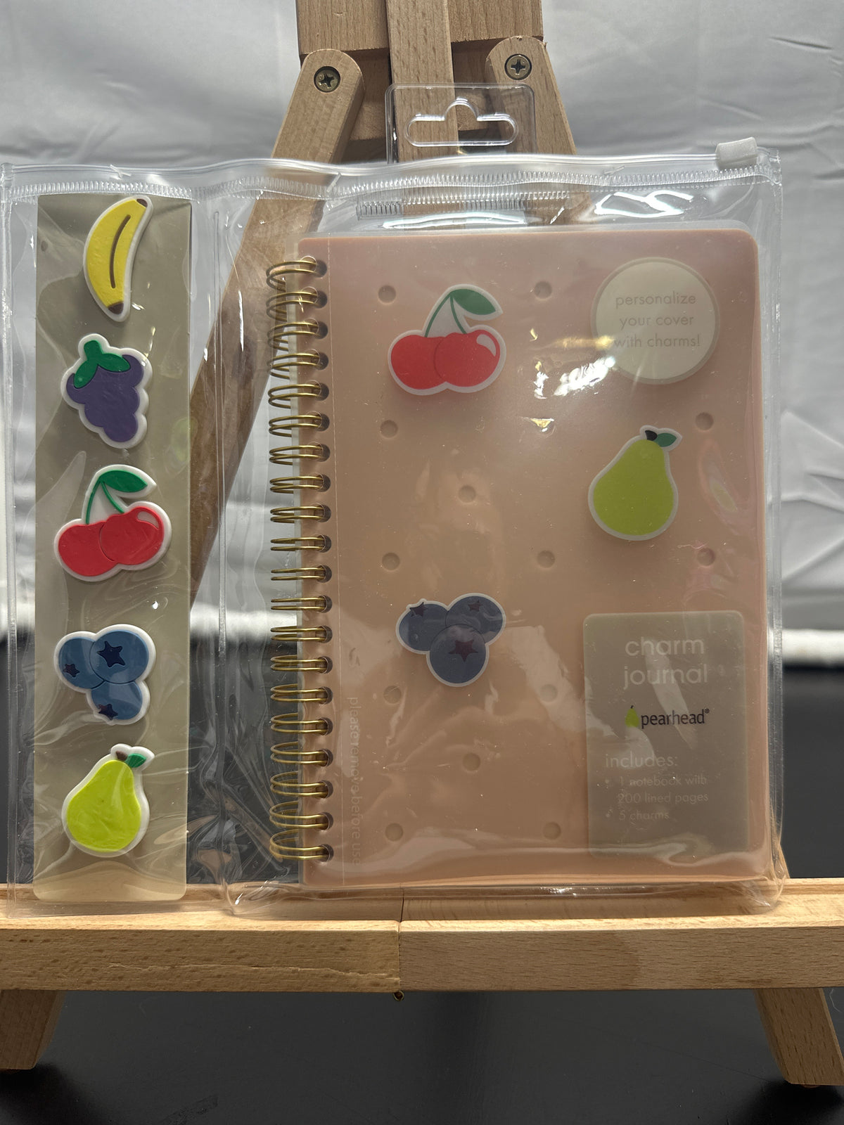 Pearhead fruit charm journal