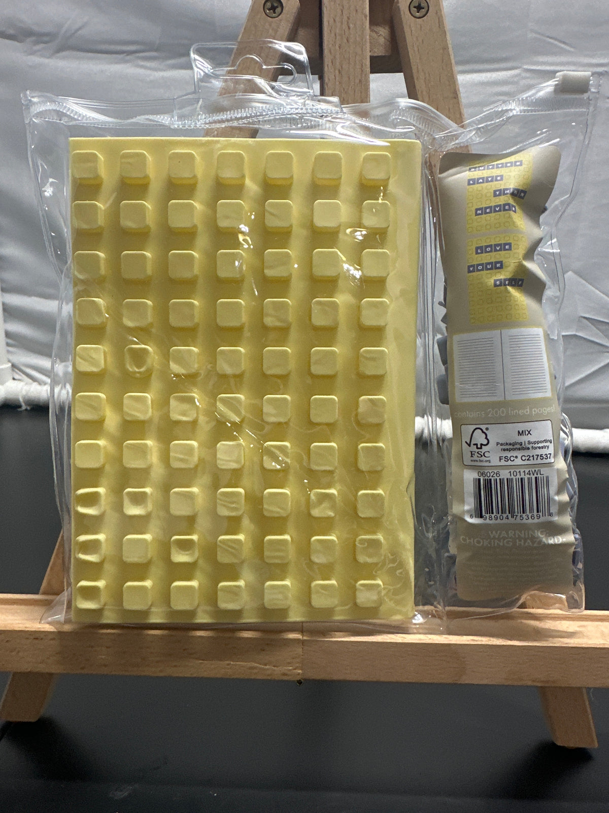 Pearhead yellow letterboard journal