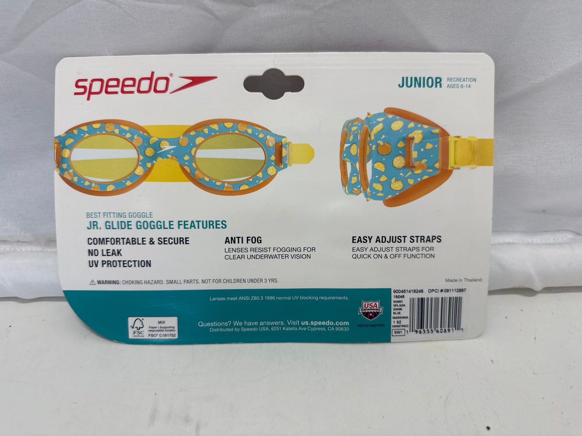 Speedo Best Fitting Goggle Jr. Glide Print - back