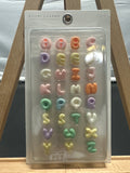 Sticki Charms 30 piece pastel charm set