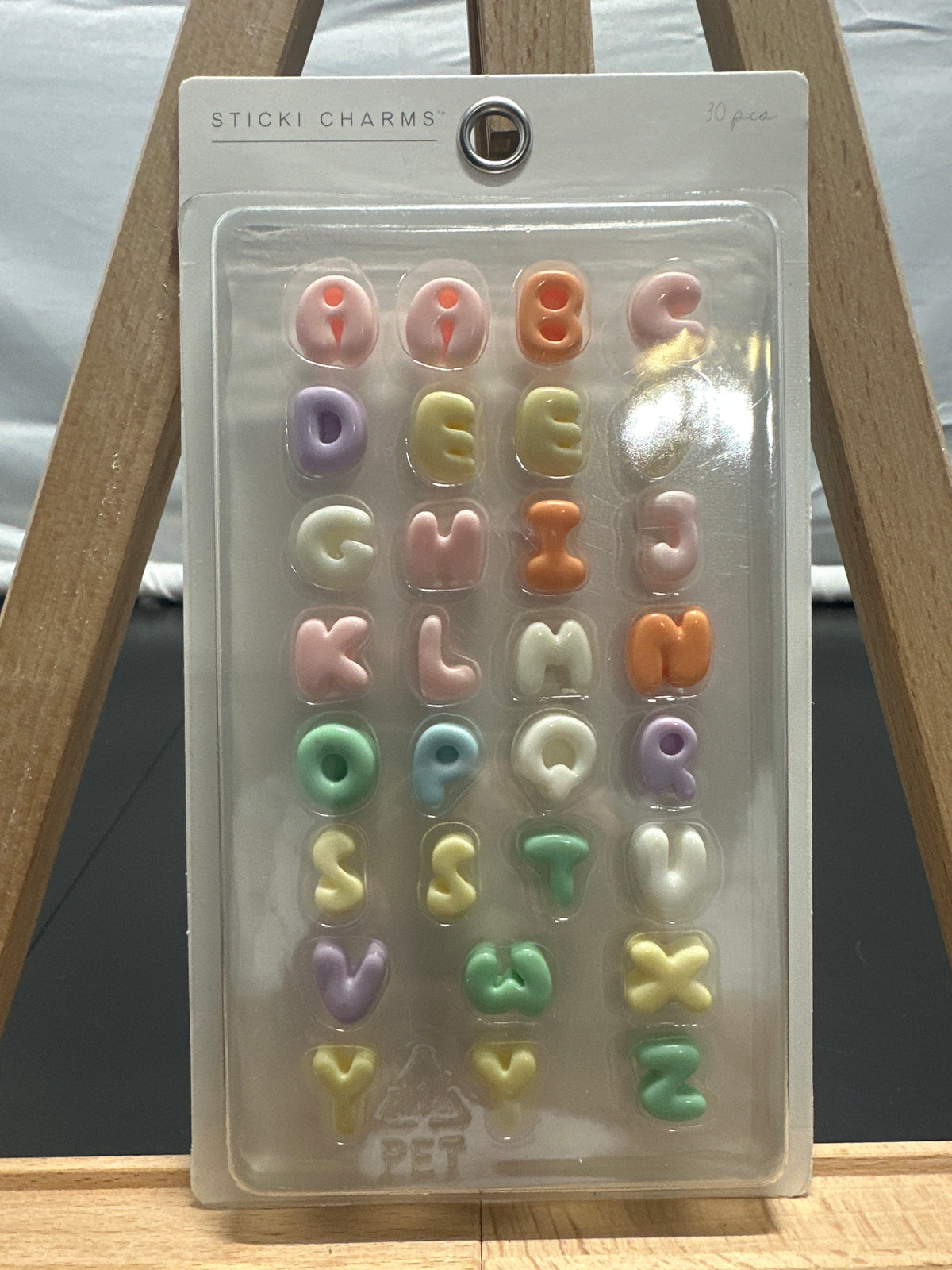 Sticki Charms 30 piece pastel charm set