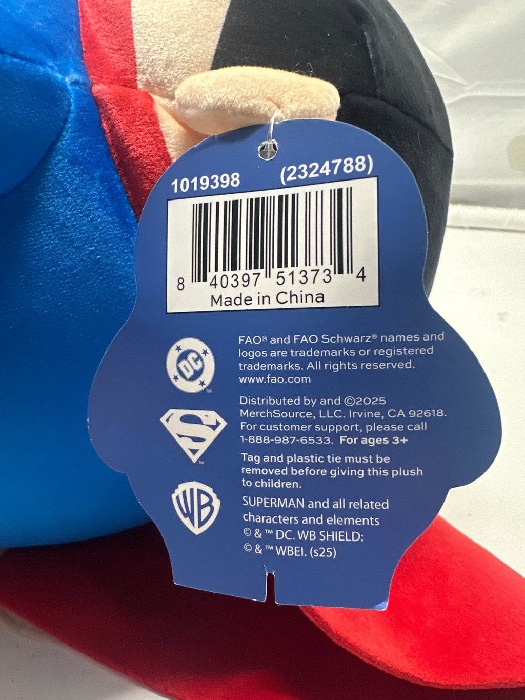 FAO Schwarz Superman Plush product photo 5