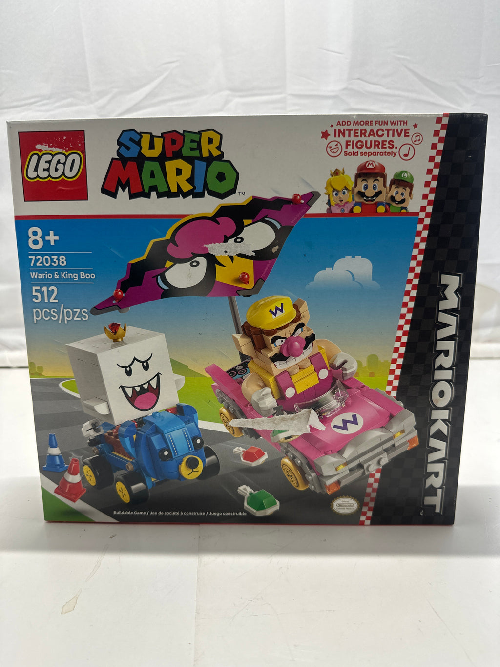 LEGO Super Mario Mario Kart Wario and King Boo 72038 building set
