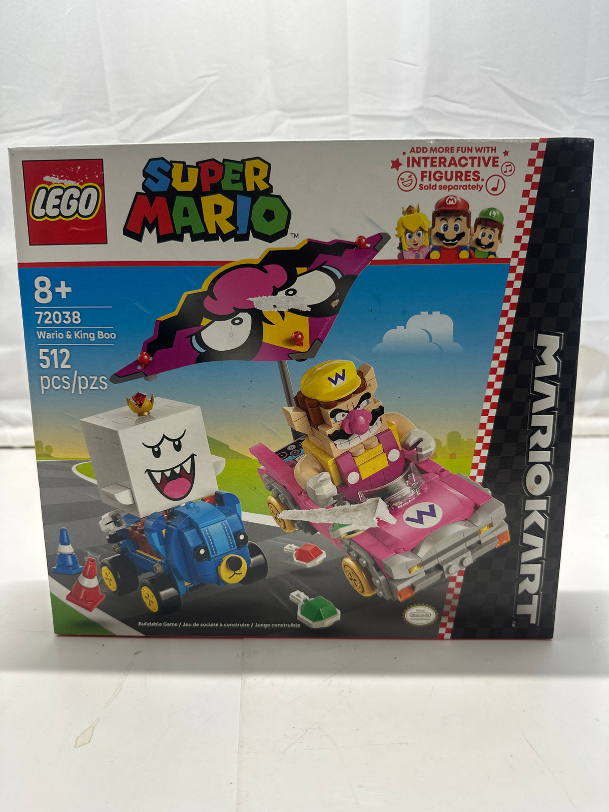 LEGO Super Mario Mario Kart Wario and King Boo 72038 building set