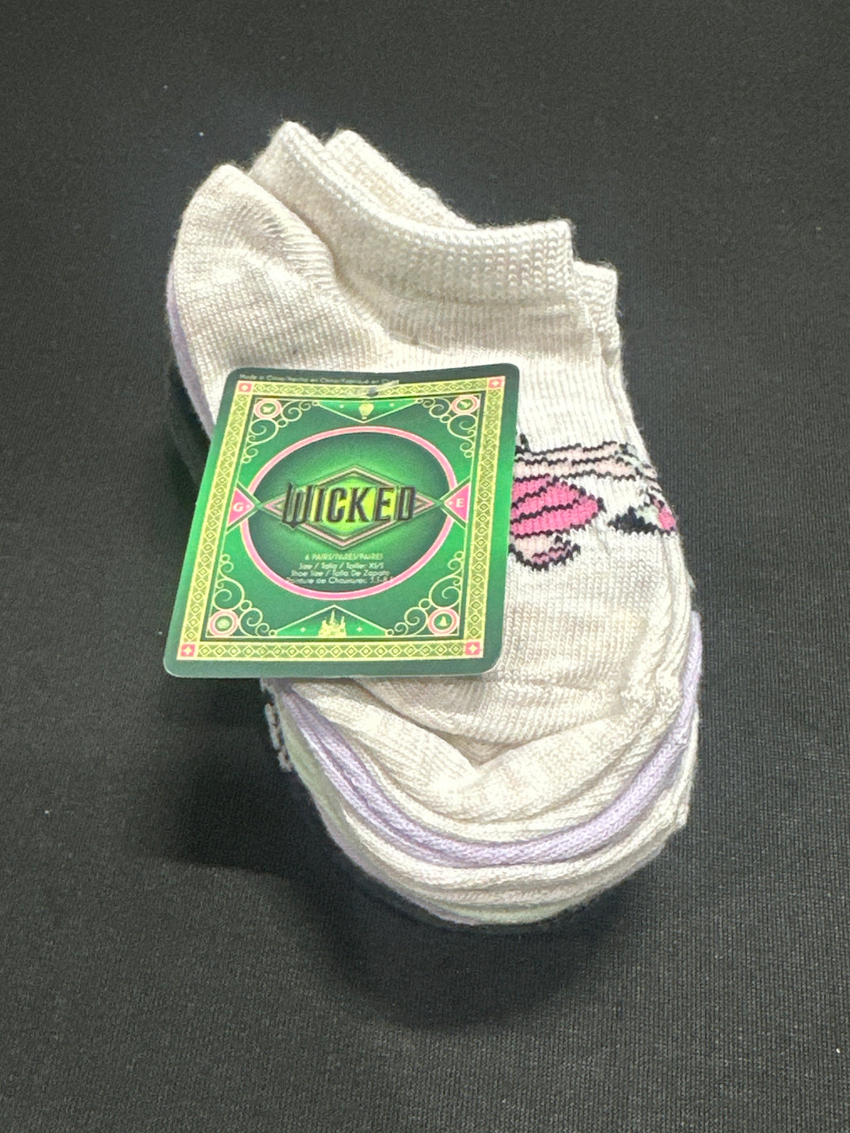 Wicked Girls' Ankle Socks Multicolor XS/S