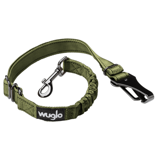 3-in-1 Dog Seat Belt – Khaki-Wuglo