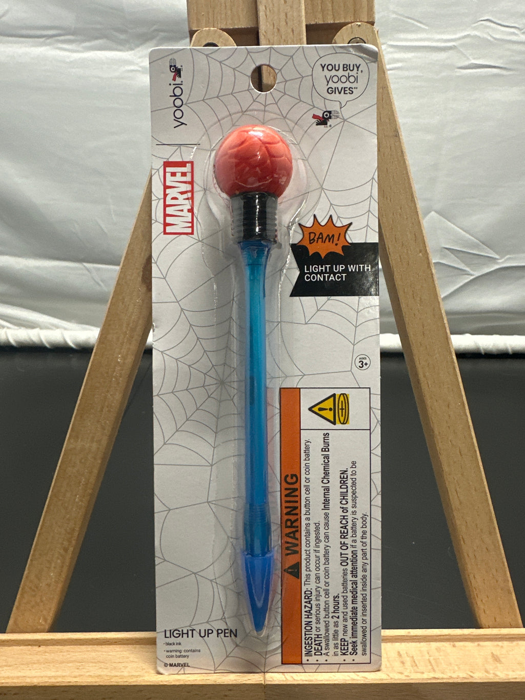 Yoobi Marvel Spider-Man light up pen