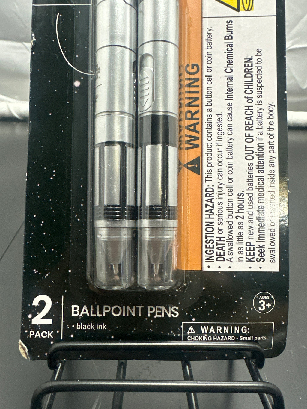 Yoobi Star Wars green and purple light-up ballpoint pens 2 pack
